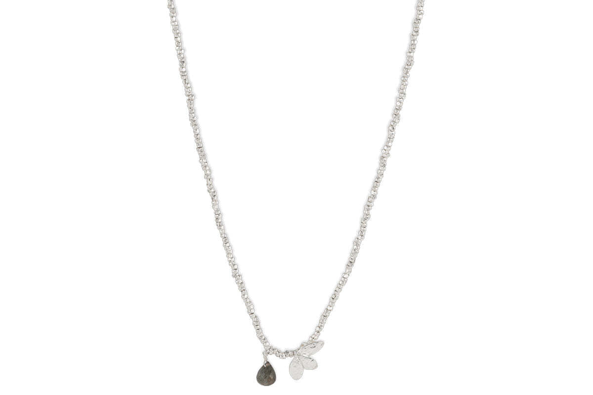 Elina Labradorite Necklace - Silver