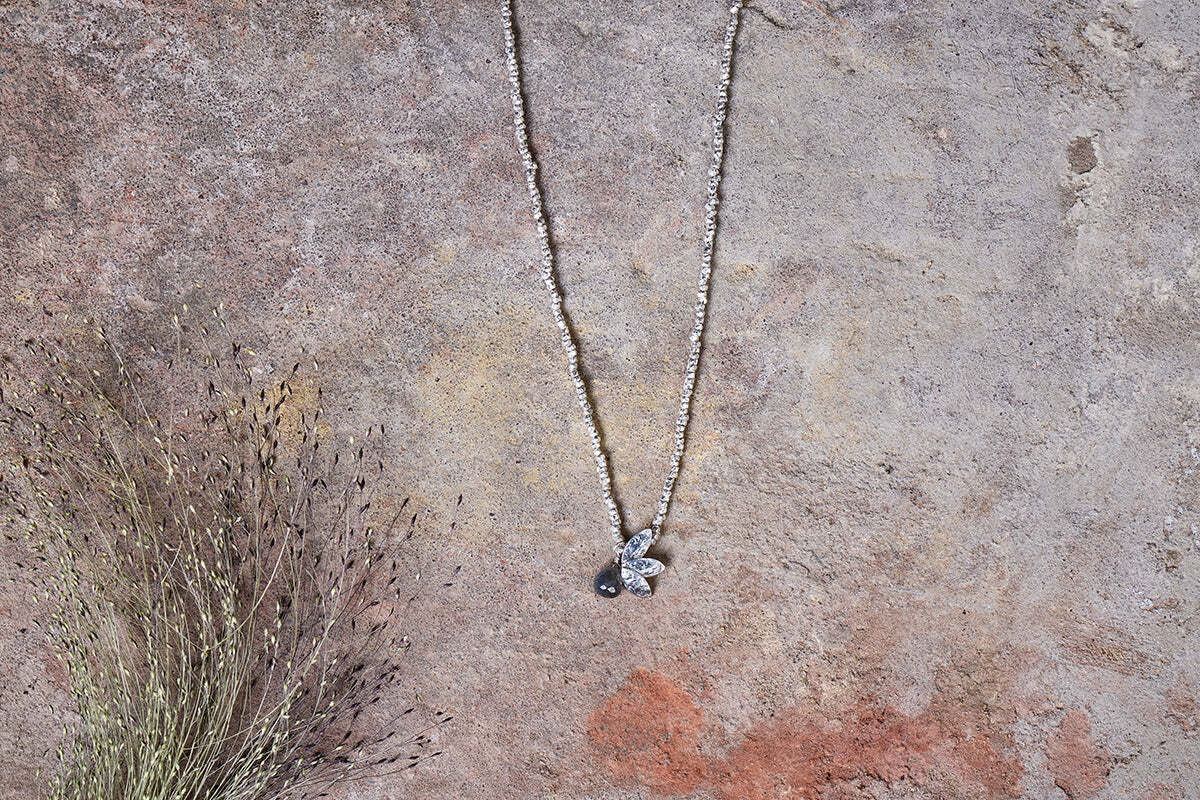 Elina Labradorite Necklace - Silver