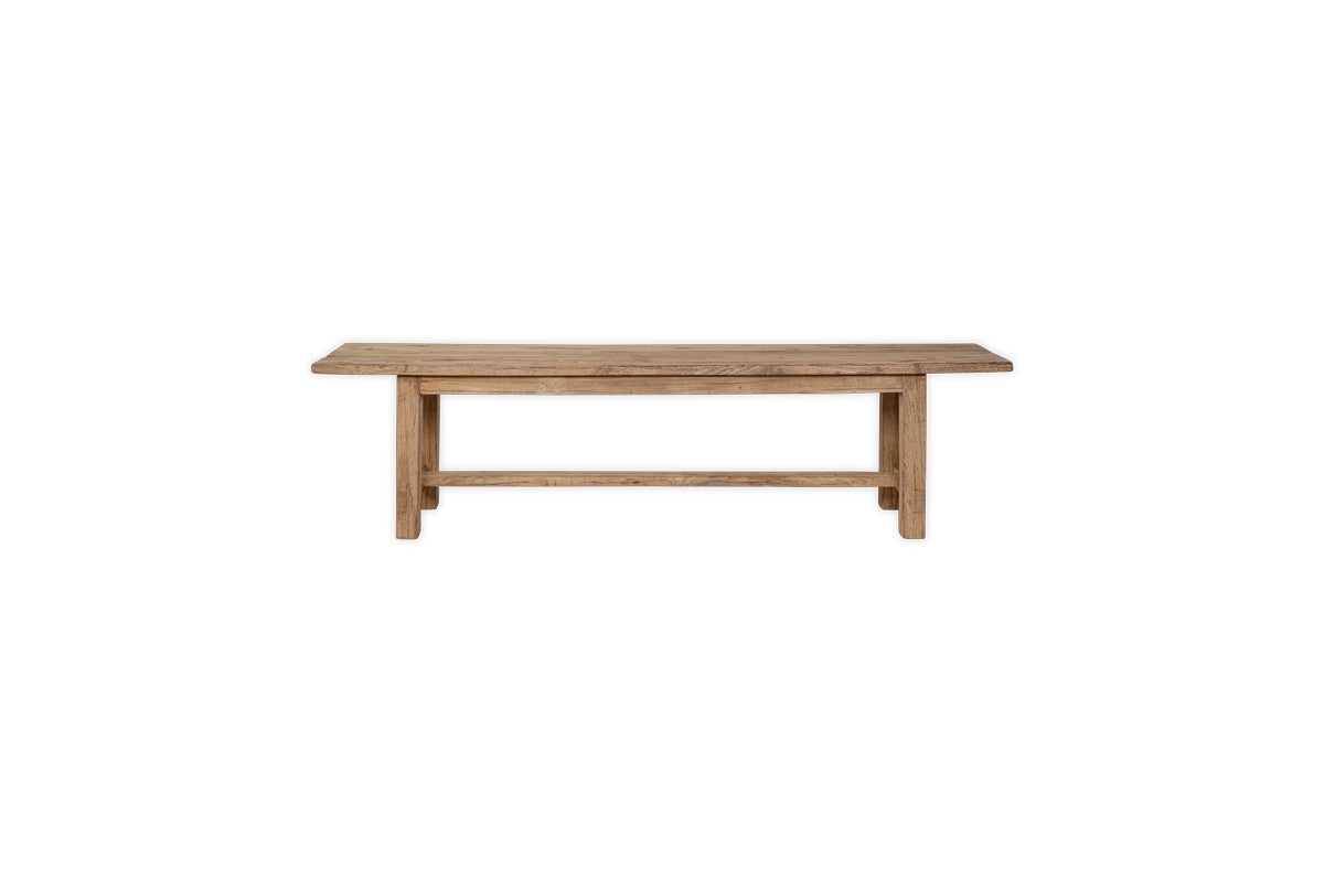 Fioni Reclaimed Wood Bench - Natural - Small-Trade nkuku