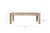 Fioni Reclaimed Wood Dining Table - Natural - Large-Trade nkuku