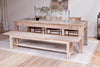 Fioni Reclaimed Wood Dining Table - Natural - Large-Trade nkuku