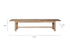 Fioni Reclaimed Wood Bench - Natural