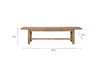 Fioni Reclaimed Wood Bench - Natural