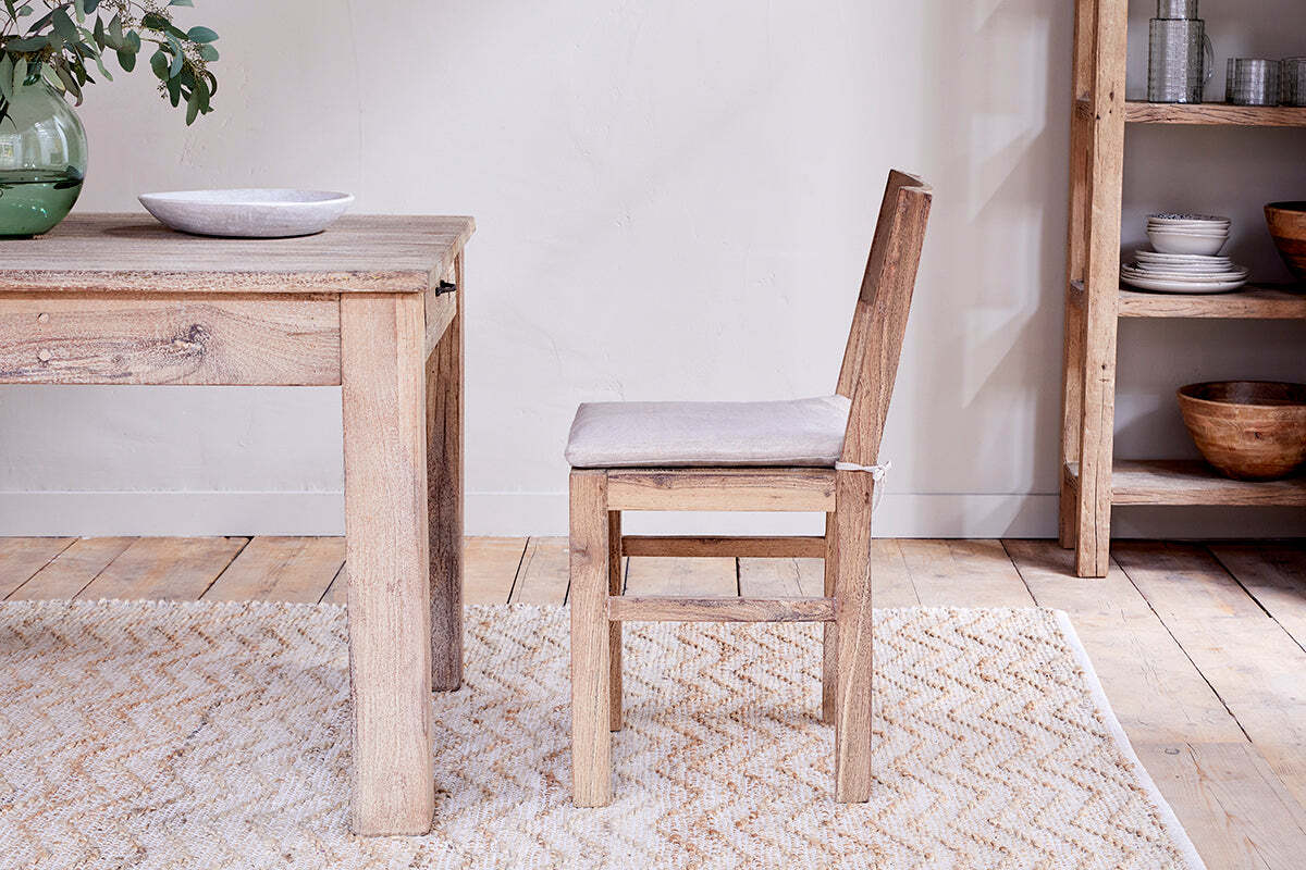 Fioni Reclaimed Wood Dining Chair - Natural