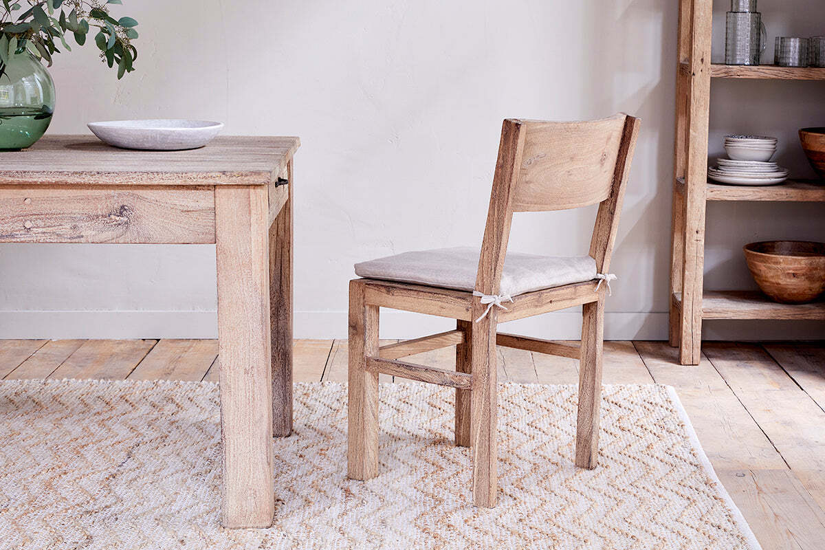Fioni Reclaimed Wood Dining Chair - Natural