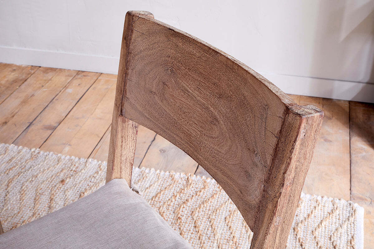 Fioni Reclaimed Wood Dining Chair - Natural