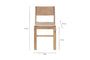 Fioni Reclaimed Wood Dining Chair - Natural