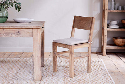 Fioni Reclaimed Wood Dining Chair - Natural