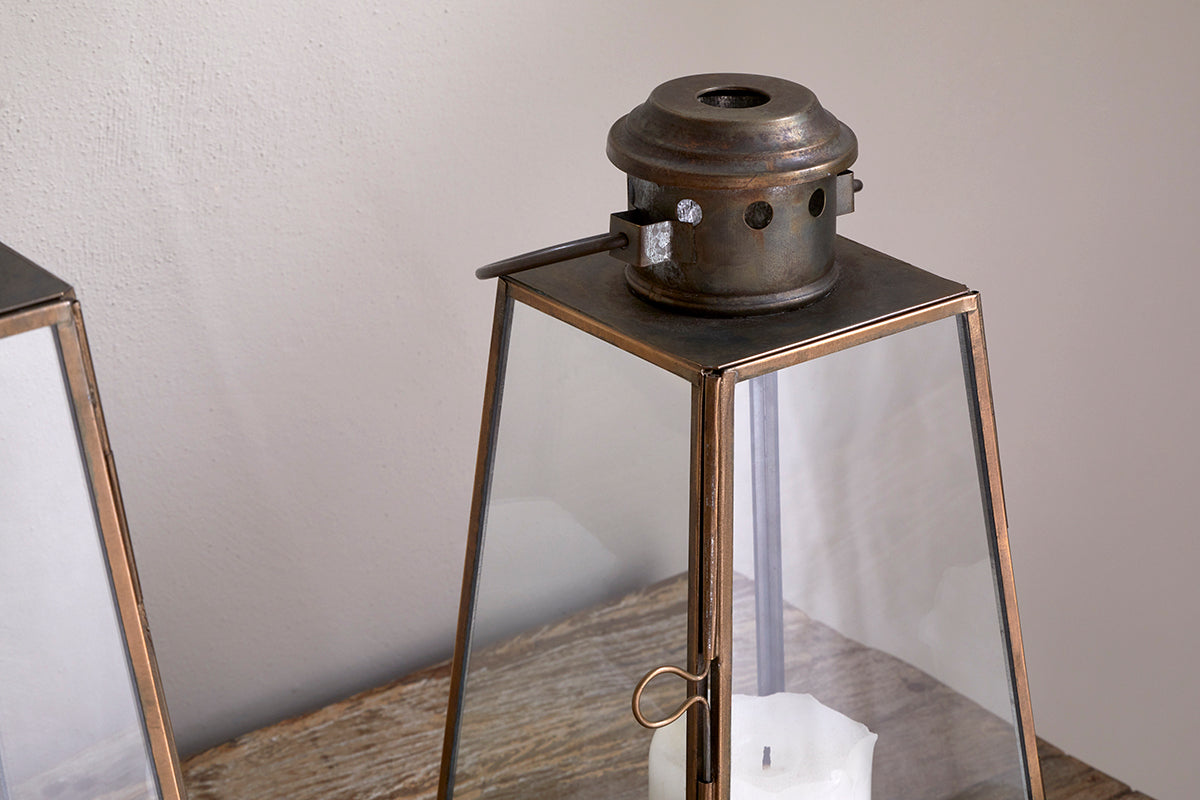 Giva Lantern - Antique Brass-Trade nkuku