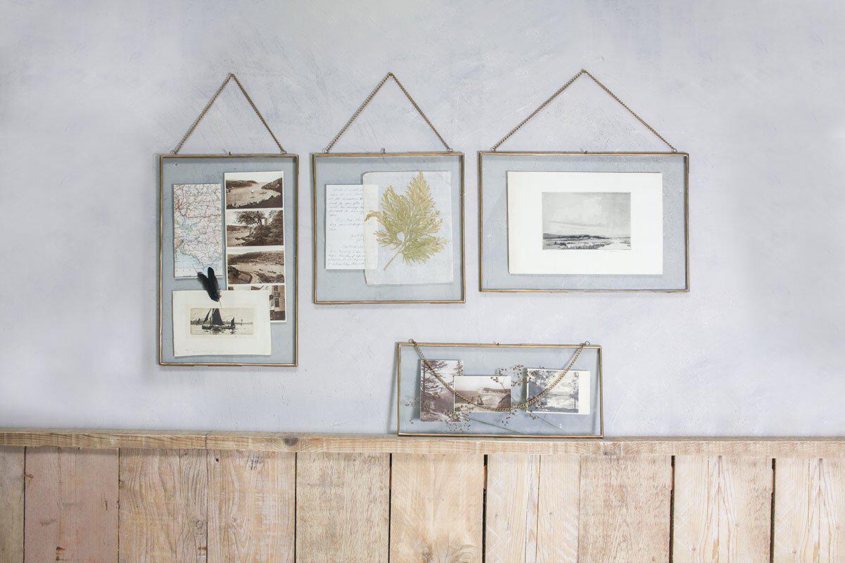 Gigantic Antique Brass Kiko Frame