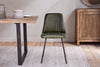 Harsha Leather Dining Chair - Rich Green-Trade nkuku