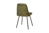 Harsha Leather Dining Chair - Rich Green-Trade nkuku