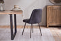 Harsha Leather Dining Chair - Aged Black-Trade nkuku