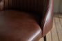 Harsha Leather Counter Chair - Chocolate Brown