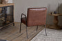 Hadithi Leather Occasional Chair - Chocolate Brown