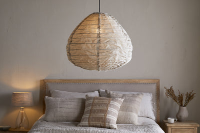 Hirana Cotton Lampshade - Natural - Large