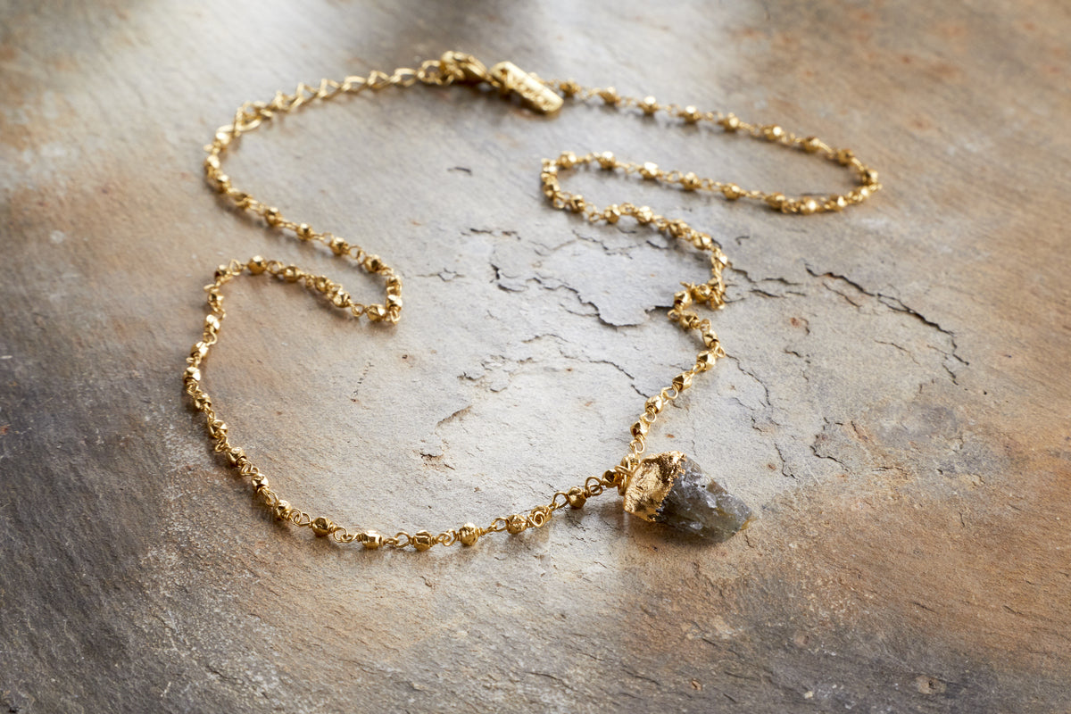 Hadari Labradorite Necklace - Gold