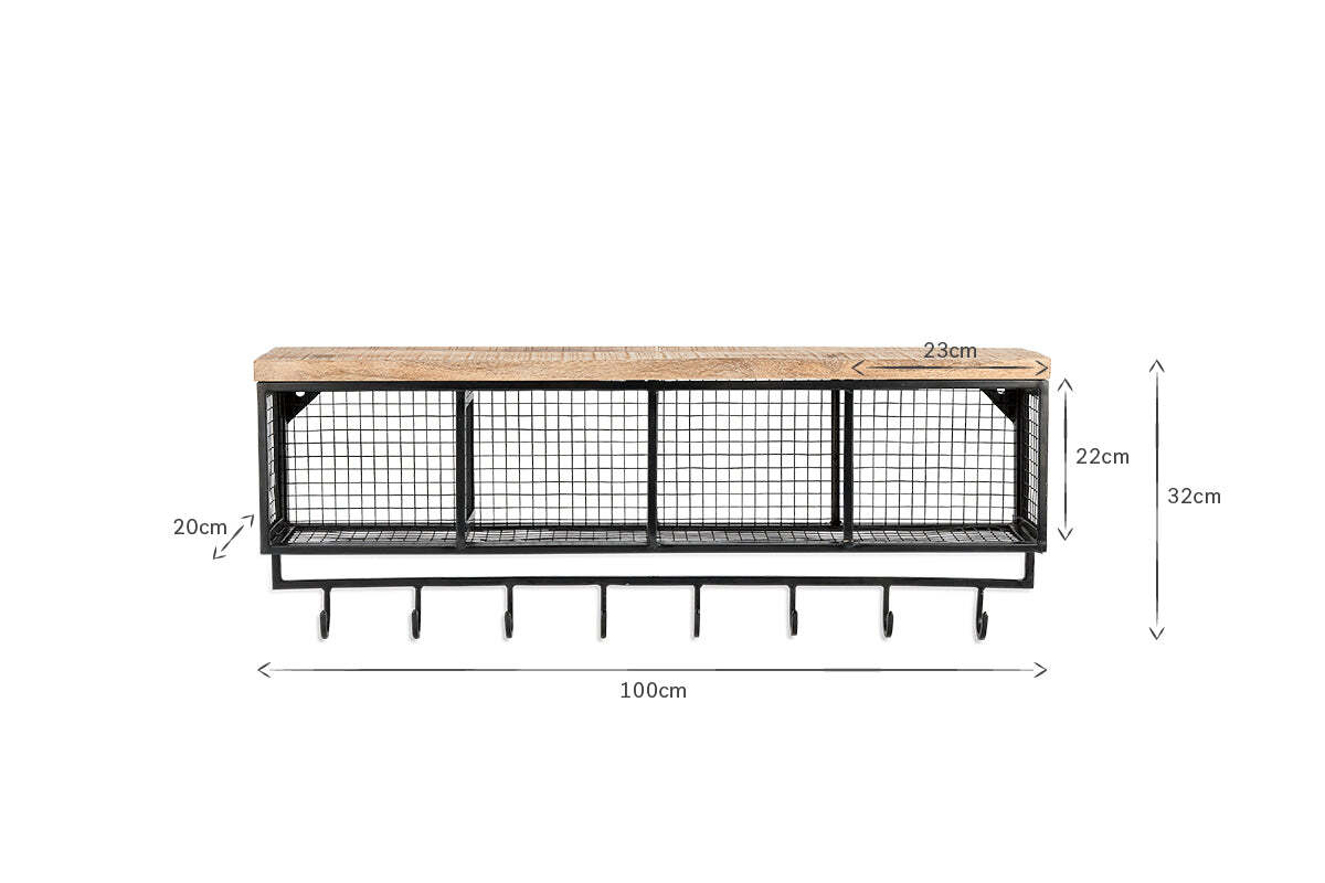 Hasa Cubby Shelf
