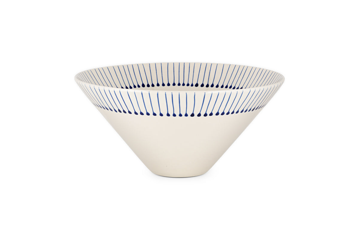 Iba Serving Bowl - Indigo-Trade nkuku