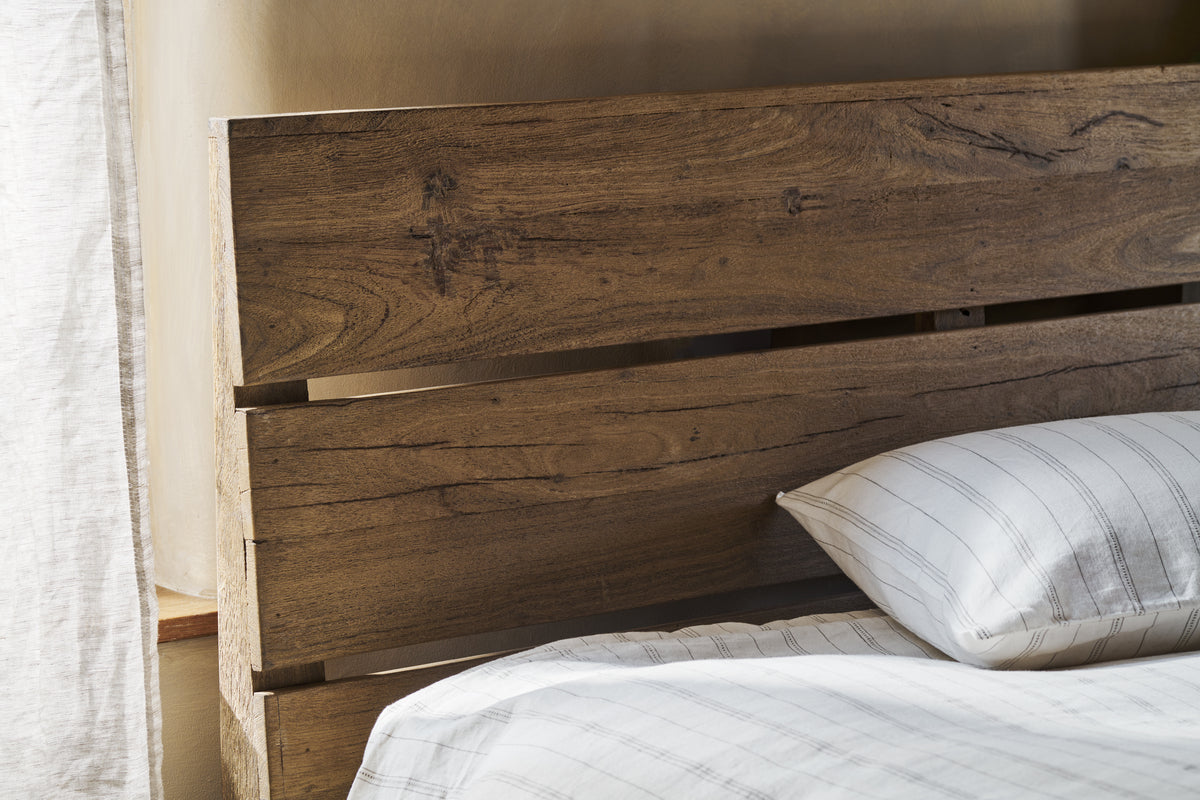 Iya Reclaimed Wood Bed - Natural