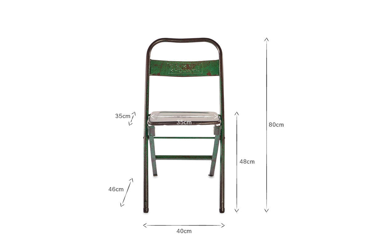 Ishan Reclaimed Folding Chair