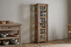 Ibo Reclaimed Wood & Glass Cabinet - Natural - Tall