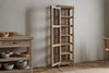Ibo Reclaimed Wood & Glass Cabinet - Natural - Tall
