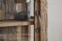 Ibo Reclaimed Wood & Glass Cabinet - Natural - Tall