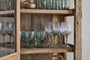 Ibo Reclaimed Wood & Glass Cabinet - Natural - Tall