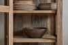 Ibo Reclaimed Wood & Glass Cabinet - Natural - Tall