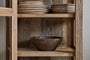 Ibo Reclaimed Wood & Glass Cabinet - Natural - Tall