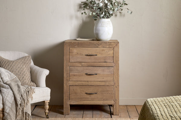 Iya Reclaimed Wood Chest of Drawers - Natural - Small