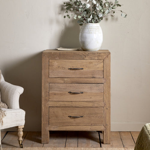 Iya Reclaimed Wood Chest of Drawers - Natural - Small