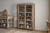 Ibo Reclaimed Wood & Glass Cabinet - Natural - Wide