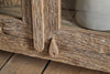 Ibo Reclaimed Wood & Glass Cabinet - Natural - Wide