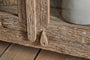 Ibo Reclaimed Wood & Glass Cabinet - Natural - Wide