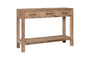 Ibo Reclaimed Wood 3 Drawer Console Table - Natural-Trade nkuku