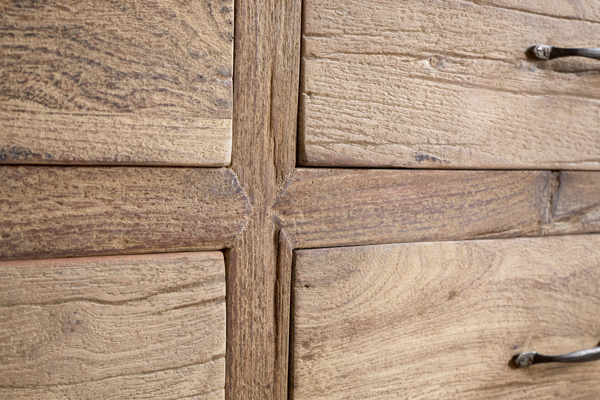 Iya Reclaimed Wood Chest of Drawers - Natural - Large