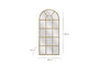 Imoma Iron Full Length Arch Mirror - Brass
