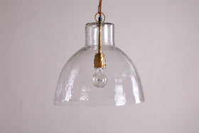 Inayah Recycled Glass Pendant - Clear