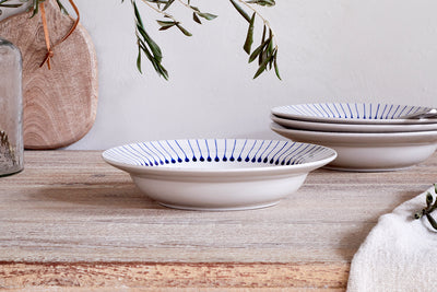 Iba Pasta Bowl - Indigo-Trade nkuku