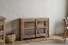 Ibo Reclaimed Wood & Glass Sideboard - Natural
