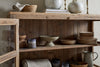 Ibo Reclaimed Wood & Glass Sideboard - Natural