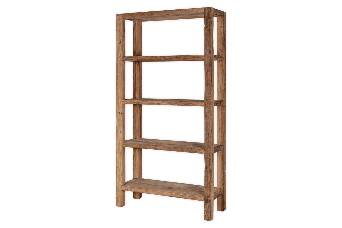 Ibo Reclaimed Wood Shelf - Natural - Wide-Trade nkuku