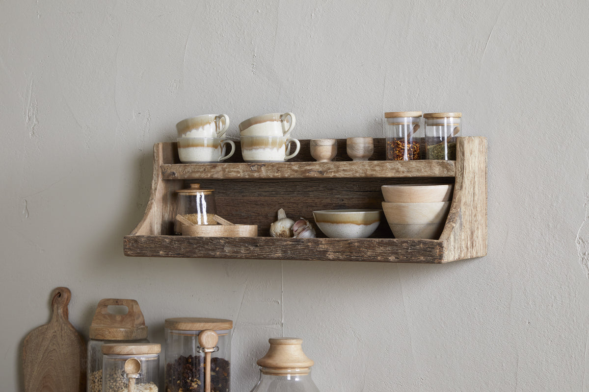 Ibo Reclaimed Wood Storage Shelf - Natural