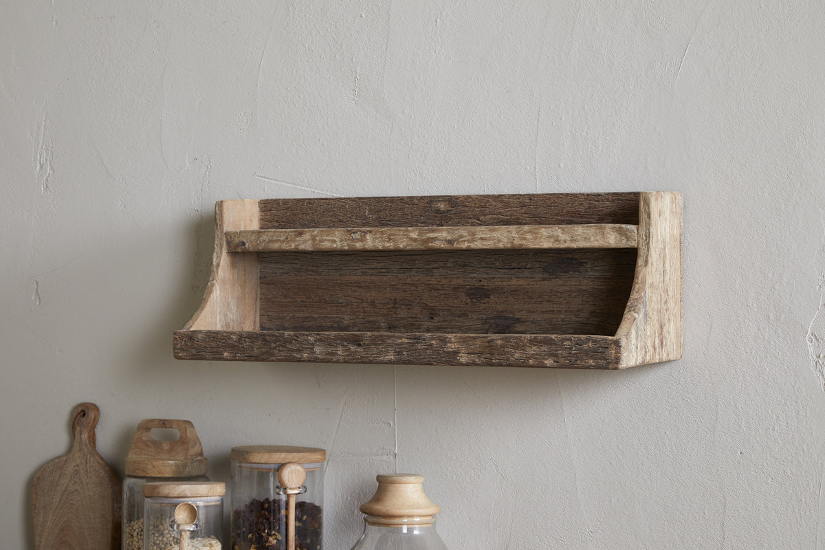 Ibo Reclaimed Wood Storage Shelf - Natural