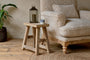 Ibo Reclaimed Wood Low Stool - Natural