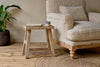 Ibo Reclaimed Wood Low Stool - Natural