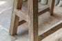 Ibo Reclaimed Wood Low Stool - Natural