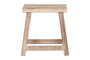 Ibo Reclaimed Wood Low Stool - Natural